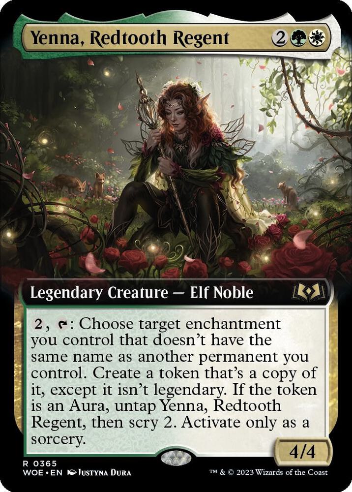 Yenna, Redtooth Regent 365 (Wilds of Eldraine)  - Extended Art | Good Games Morley