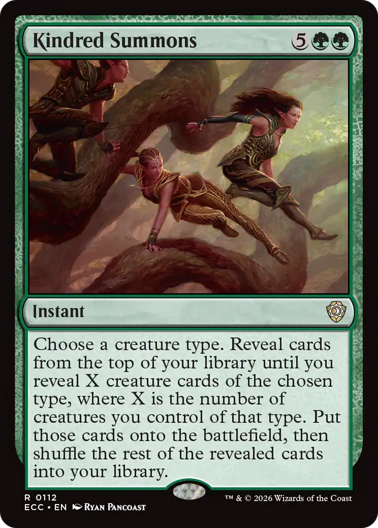 Kindred Summons [Lorwyn Eclipsed Commander] | Good Games Morley
