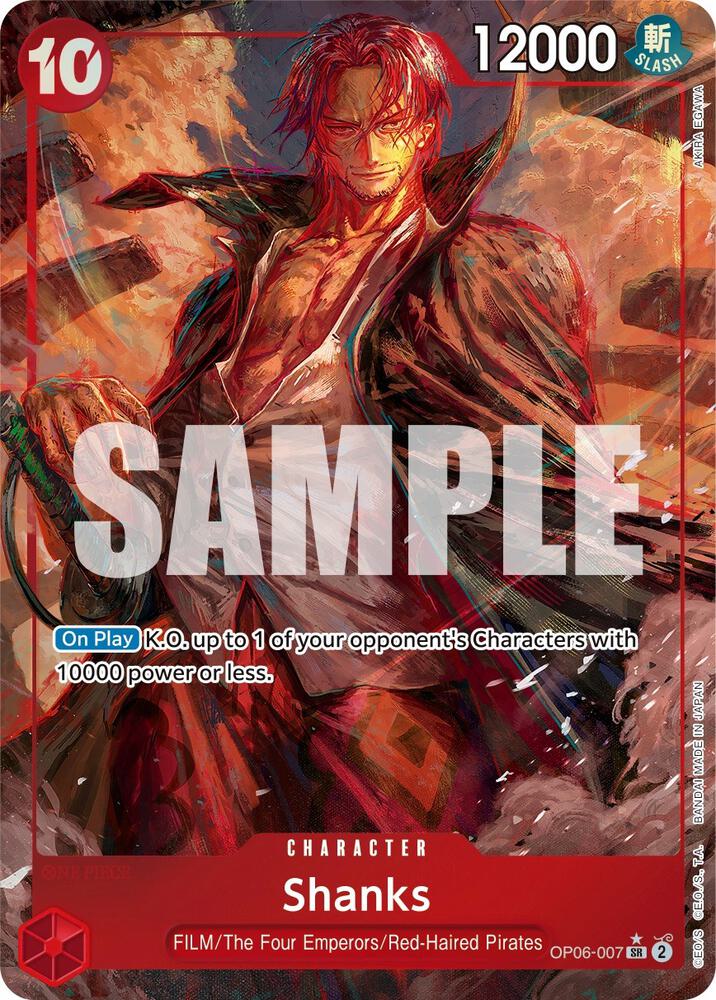Shanks OP06-007 (Wings of the Captain)  - Alternate Art Foil | Good Games Morley