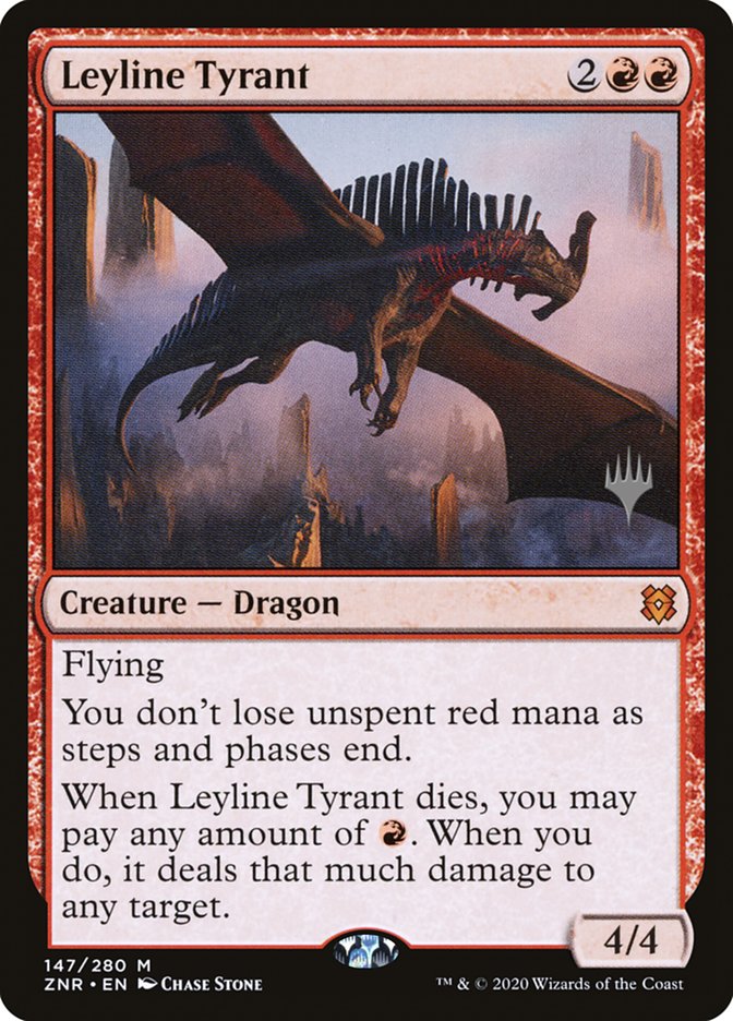 Leyline Tyrant (Promo Pack) [Zendikar Rising Promos] | Good Games Morley