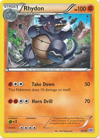 Rhydon (25/30) [XY: Trainer Kit 2 - Latios] | Good Games Morley