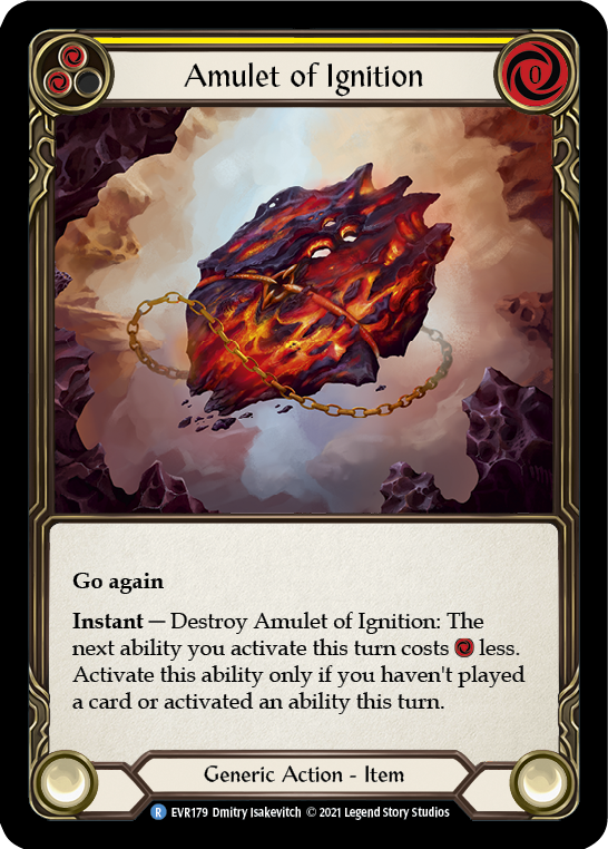 Amulet of Ignition [EVR179] (Everfest)  1st Edition Cold Foil | Good Games Morley