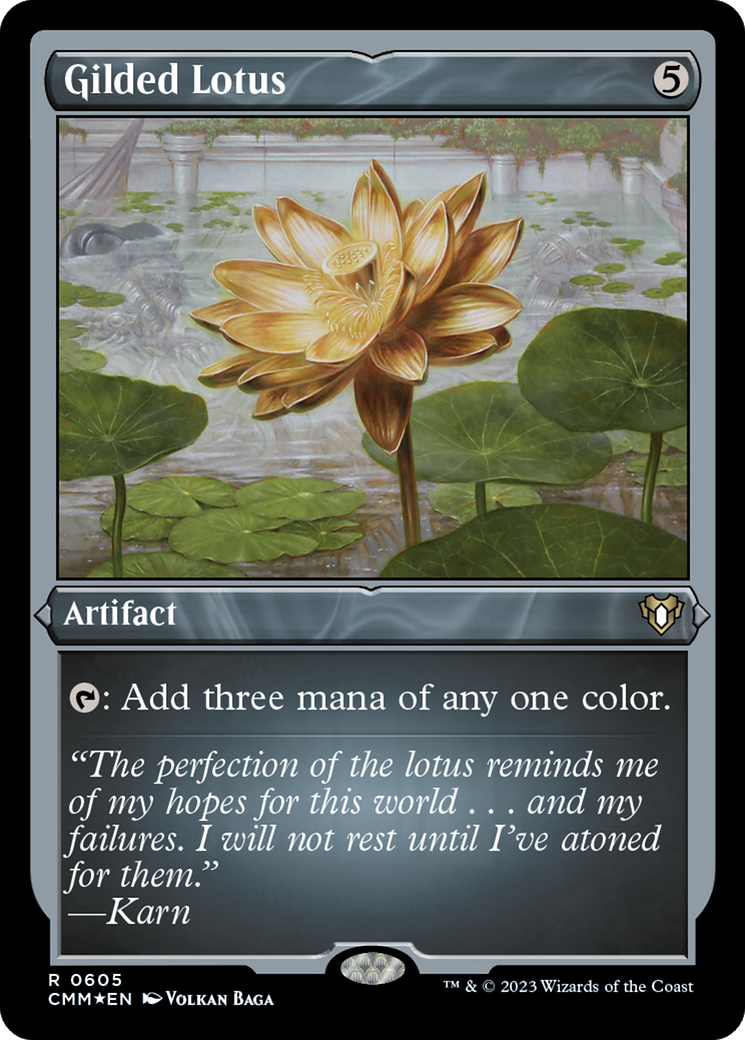 Gilded Lotus (Foil Etched) [Commander Masters] | Good Games Morley