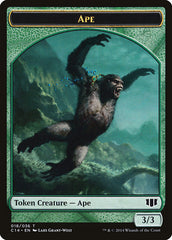 Ape // Zombie (011/036) Double-Sided Token [Commander 2014 Tokens] | Good Games Morley