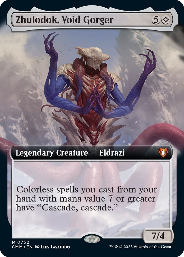 Zhulodok, Void Gorger 752/451 (Commander Masters)  - Extended Art Foil | Good Games Morley