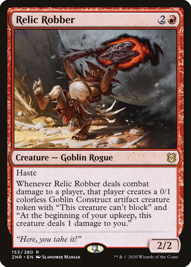 Relic Robber 153/280 (Zendikar Rising)  - Foil | Good Games Morley