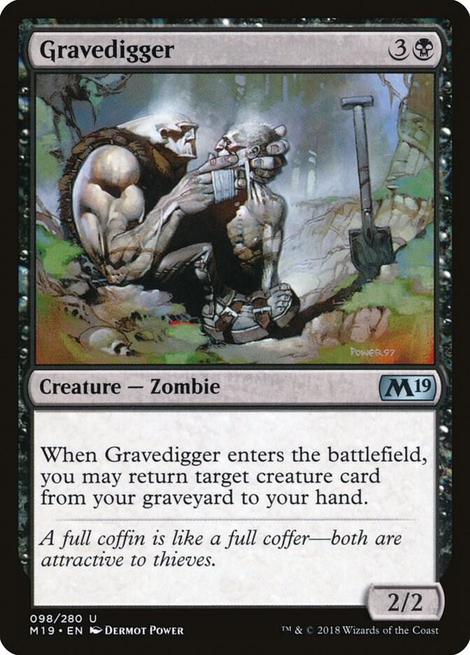 Gravedigger 98/280 (Core Set 2019)  - Foil | Good Games Morley