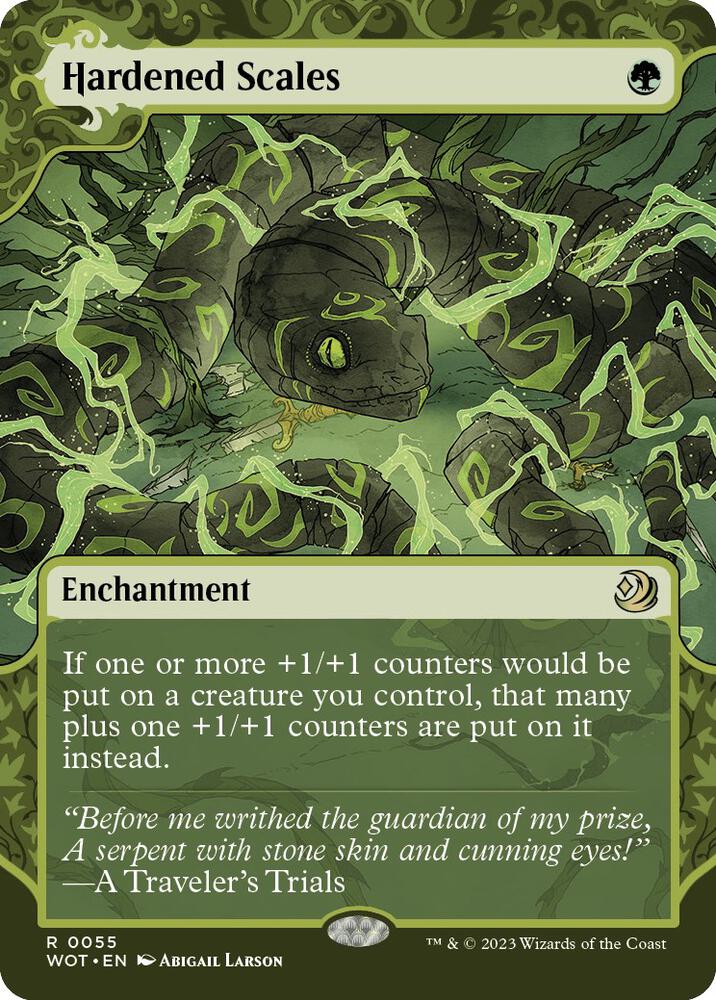 Hardened Scales 55 (Wilds of Eldraine: Enchanting Tales)  - Showcase Foil | Good Games Morley