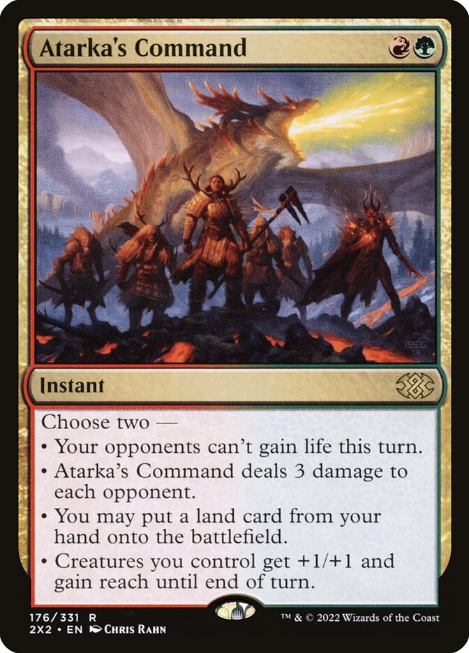 Atarka's Command 176/331 (Double Masters 2022)  - Foil | Good Games Morley