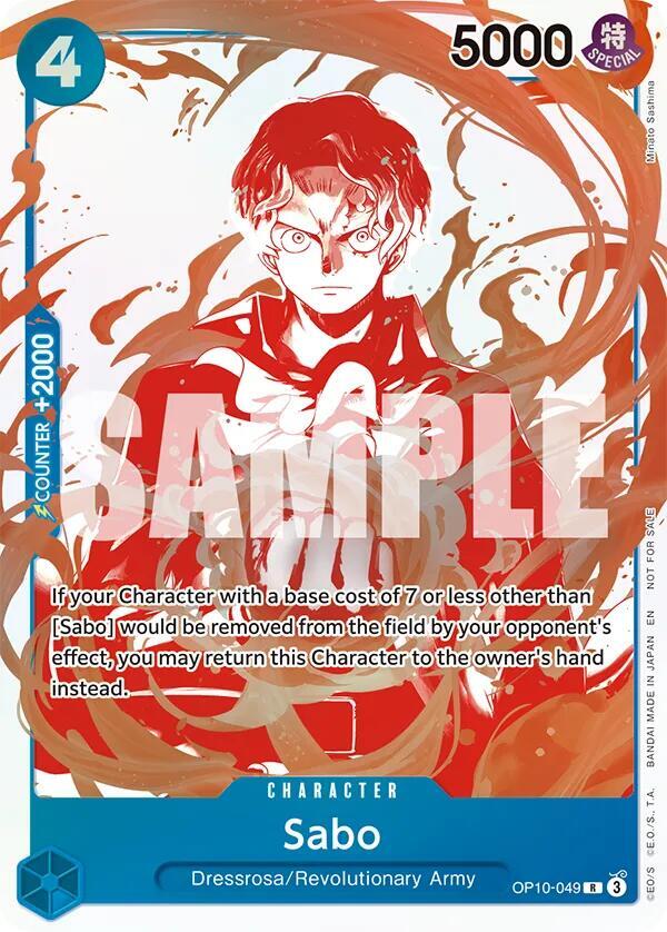 Sabo (3rd Anniversary Treasure Campaign Pack) OP10-049 (One Piece Promotion Cards)  - Foil | Good Games Morley