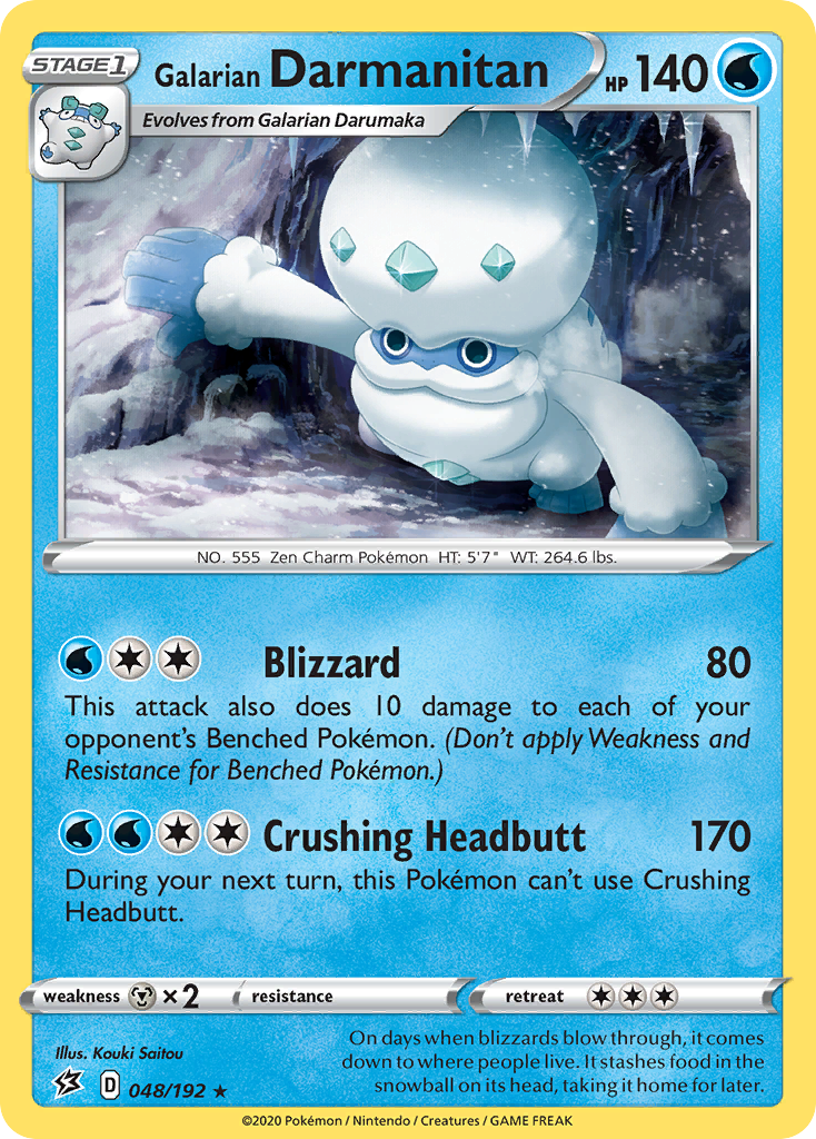 Galarian Darmanitan (048/192) [Sword & Shield: Rebel Clash] | Good Games Morley
