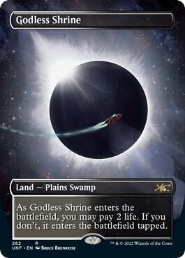 Godless Shrine Borderless 282/244 (Unfinity)  | Good Games Morley