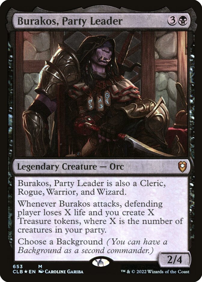 Burakos, Party Leader 653 (Commander Legends: Battle for Baldur's Gate)  - Foil | Good Games Morley