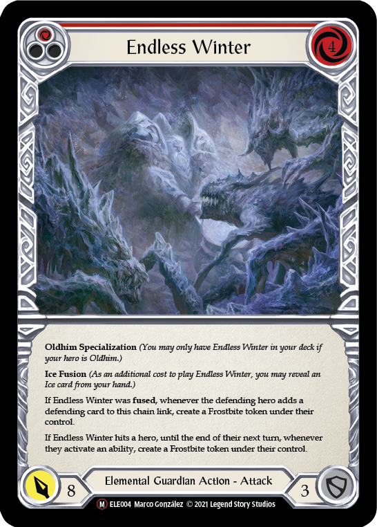 Endless Winter [U-ELE004] (Tales of Aria Unlimited)  Unlimited Normal | Good Games Morley