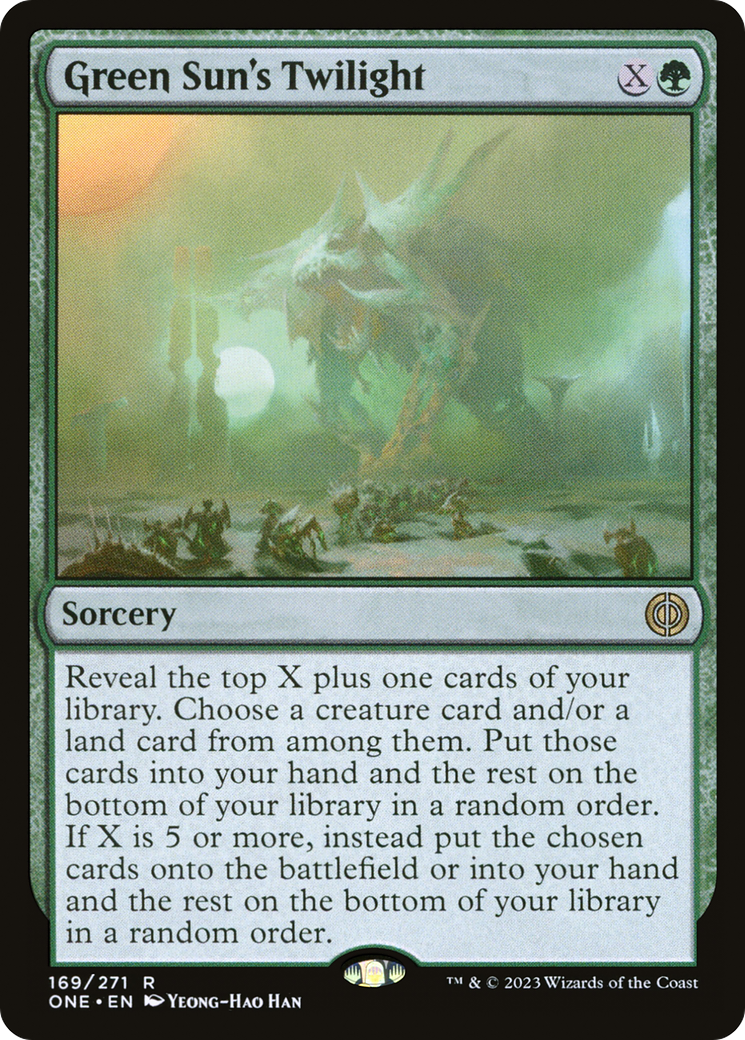Green Sun's Twilight [Phyrexia: All Will Be One] | Good Games Morley