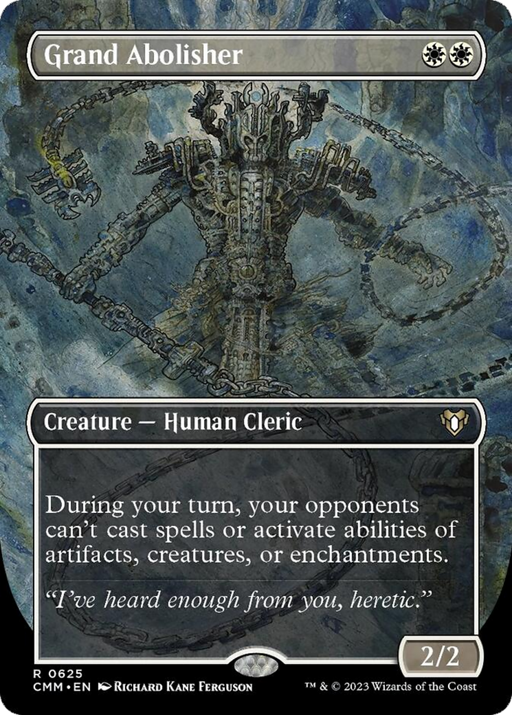 Grand Abolisher (Borderless Alternate Art) [Commander Masters] | Good Games Morley