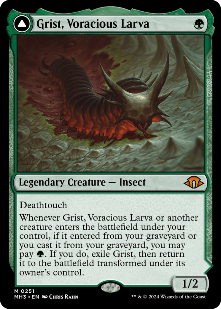 Grist, Voracious Larva // Grist, the Plague Swarm [Modern Horizons 3] | Good Games Morley