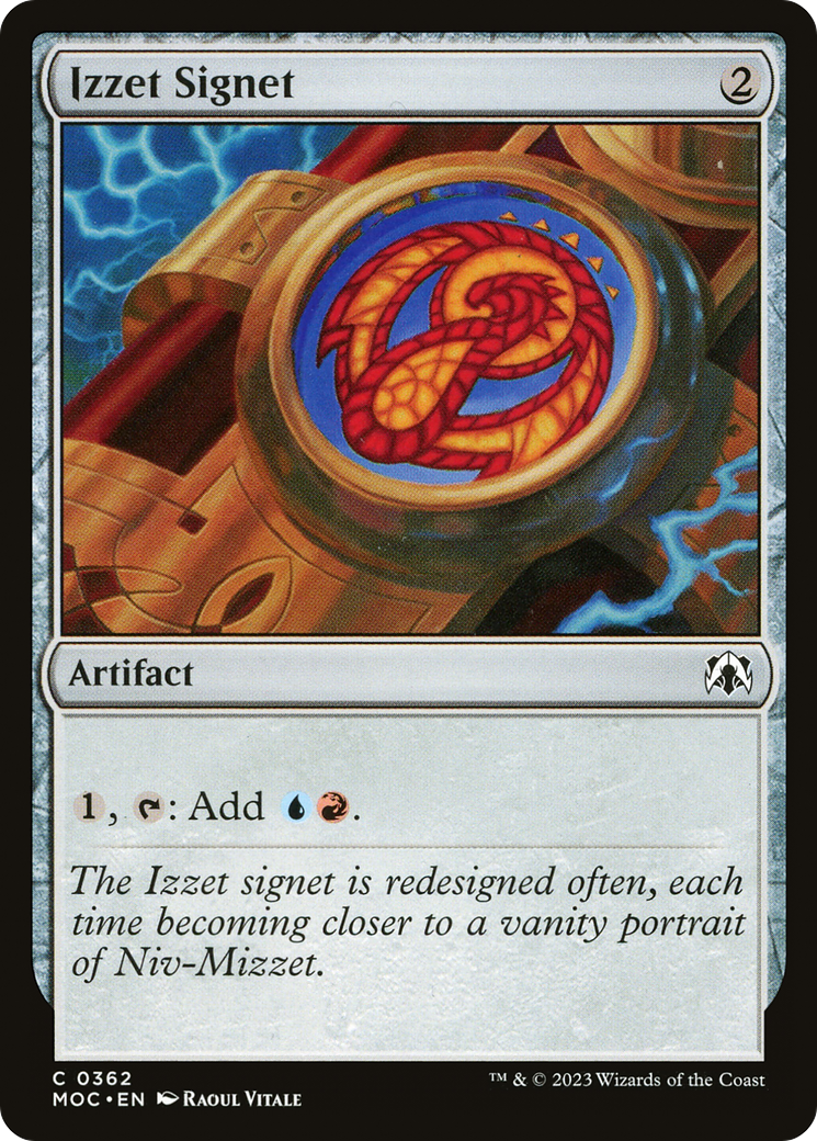 Izzet Signet [March of the Machine Commander] | Good Games Morley