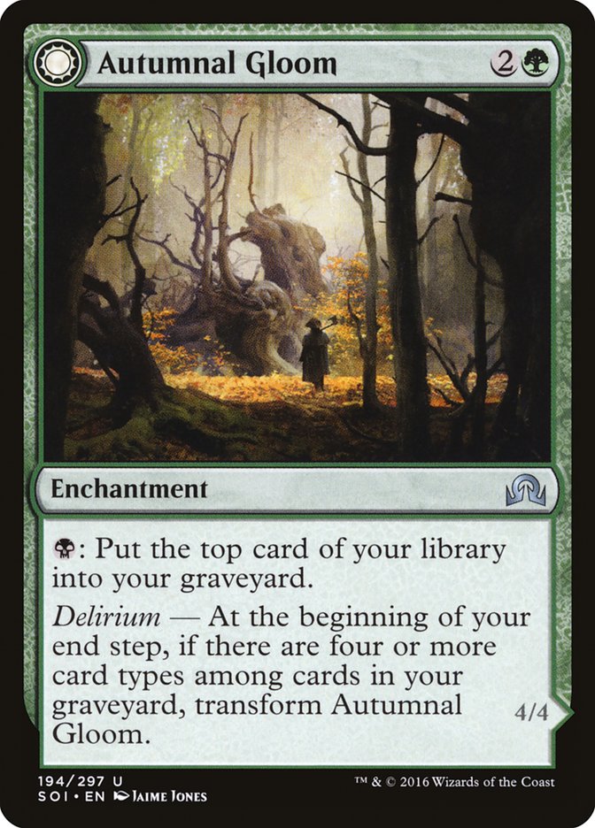 Autumnal Gloom // Ancient of the Equinox 194/297 (Shadows over Innistrad)  | Good Games Morley