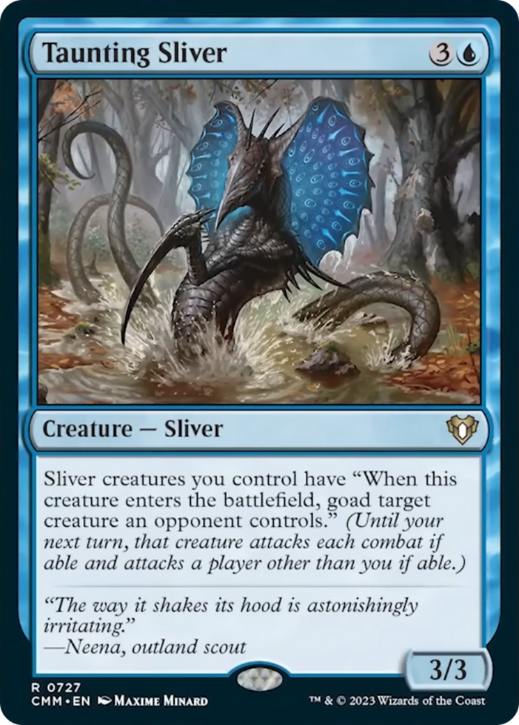 Taunting Sliver [Commander Masters] | Good Games Morley