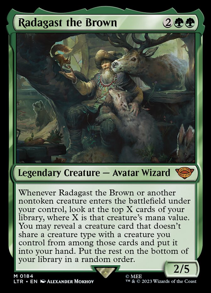 Radagast the Brown 184/281 (Universes Beyond: The Lord of the Rings: Tales of Middle-earth)  - Foil | Good Games Morley