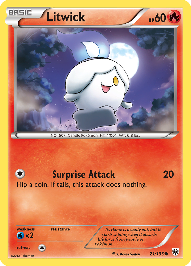 Litwick (21/135) [Black & White: Plasma Storm] | Good Games Morley