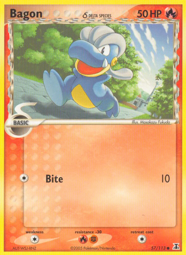 Bagon (57/113) (Delta Species) [EX: Delta Species] | Good Games Morley