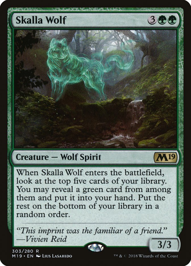 Skalla Wolf 303/280 (Core Set 2019)  | Good Games Morley