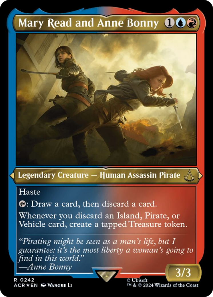 Mary Read and Anne Bonny (Foil Etched) [Assassin's Creed] | Good Games Morley
