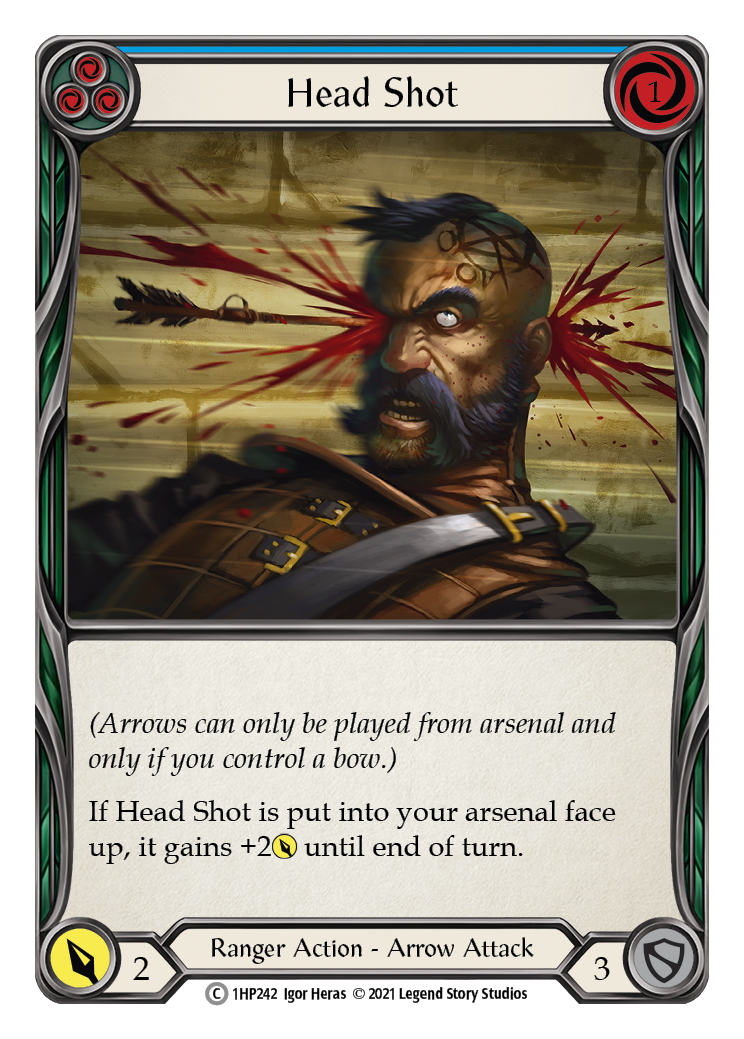 Head Shot (Blue) [1HP242] (History Pack 1) | Good Games Morley