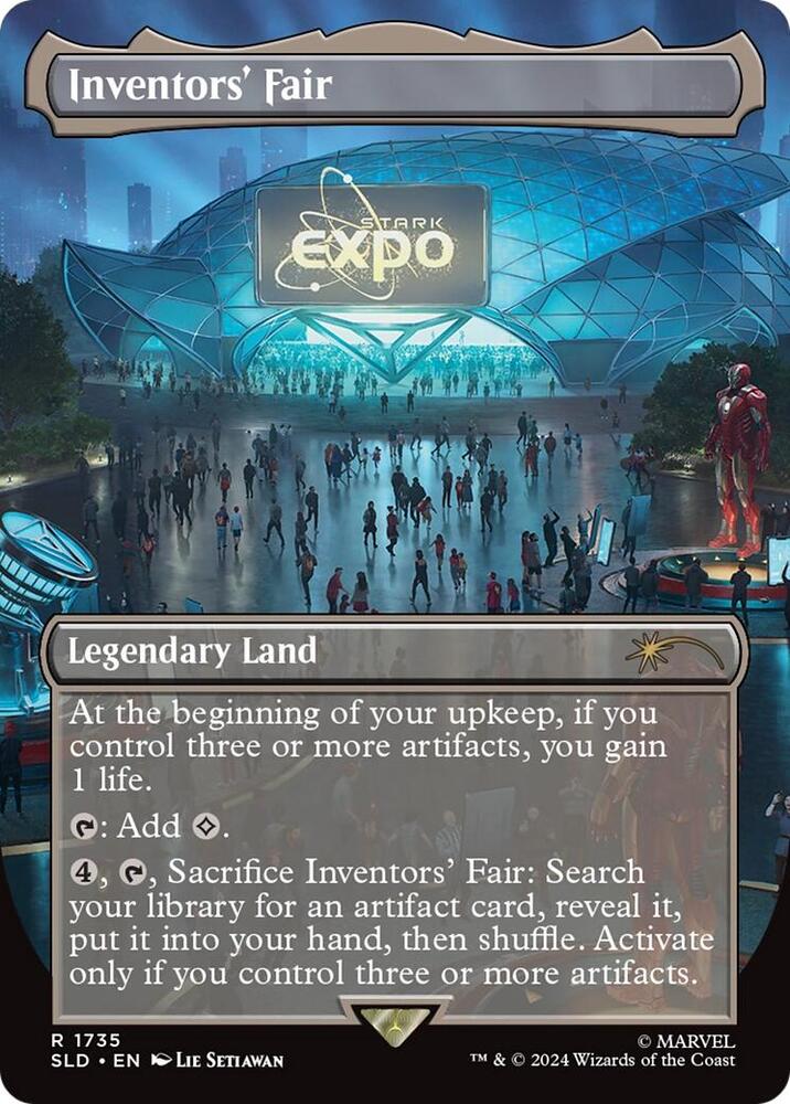 Inventors' Fair 1735 (Secret Lair Drop Series)  - Borderless Rainbow Foil | Good Games Morley