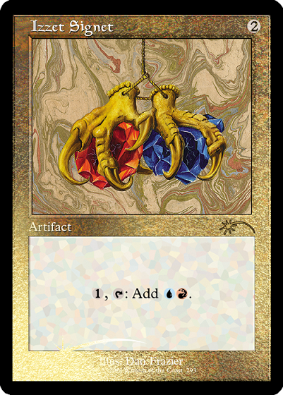 Izzet Signet (Retro) (Foil Etched) [Secret Lair Drop Series] | Good Games Morley