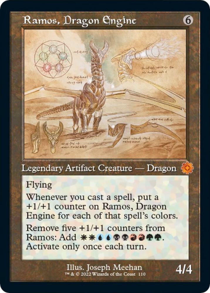 Ramos Dragon Engine Schematic 110/63 (The Brothers' War: Retro Frame Artifacts)  | Good Games Morley