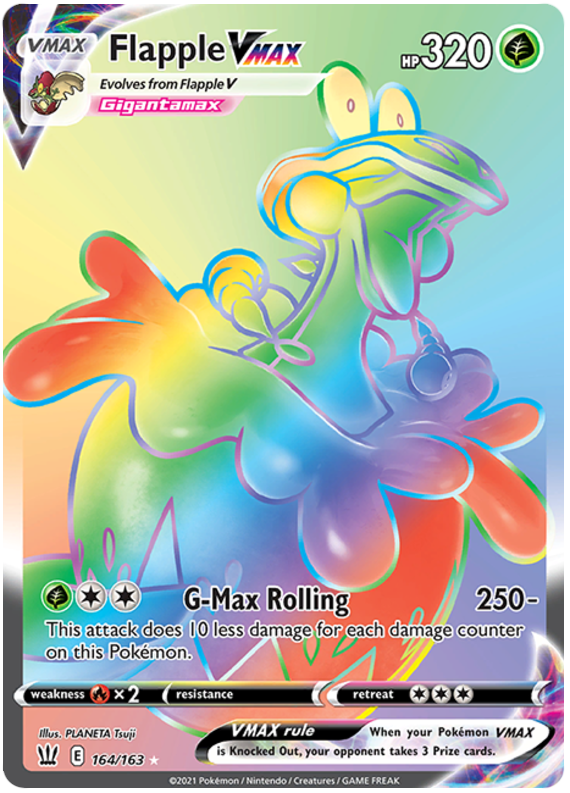 Flapple VMAX (164/163) [Sword & Shield: Battle Styles] | Good Games Morley