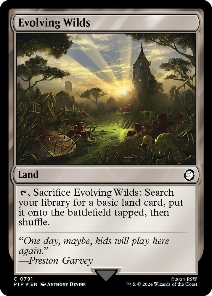 Evolving Wilds 791/326 (Universes Beyond: Fallout)  - Surge Foil | Good Games Morley