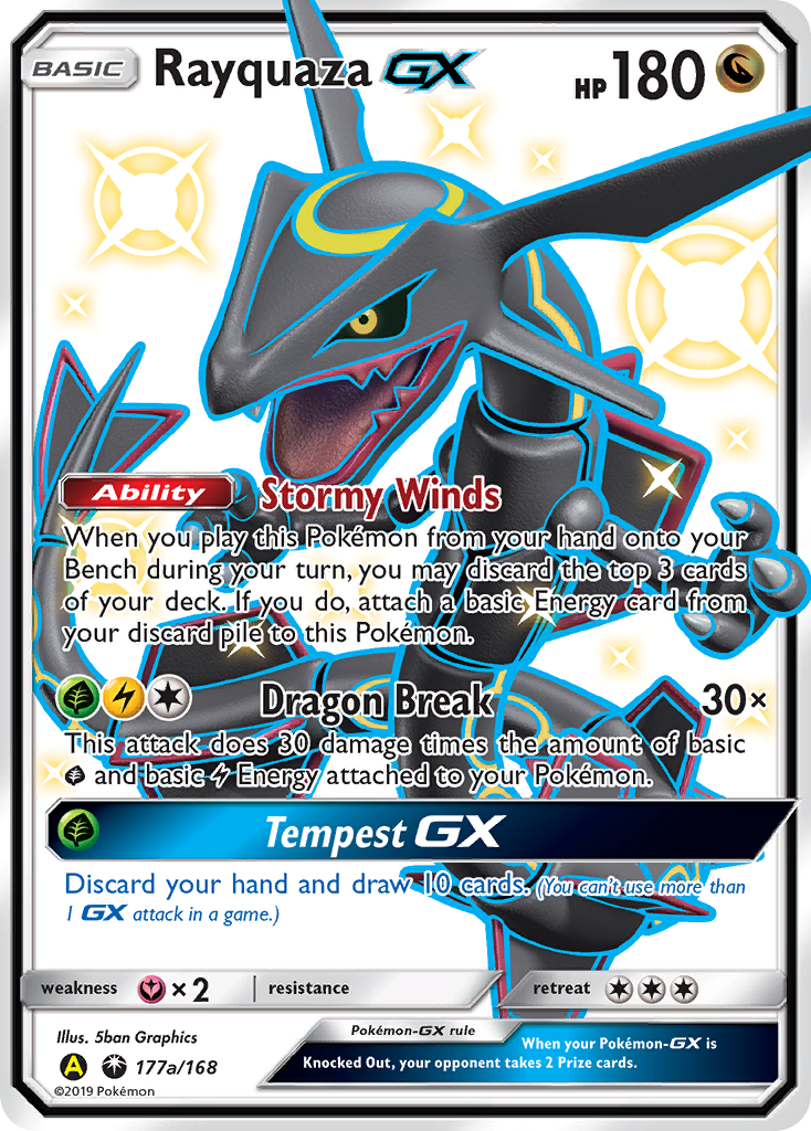 Rayquaza GX (177a/168) [Alternate Art Promos] | Good Games Morley