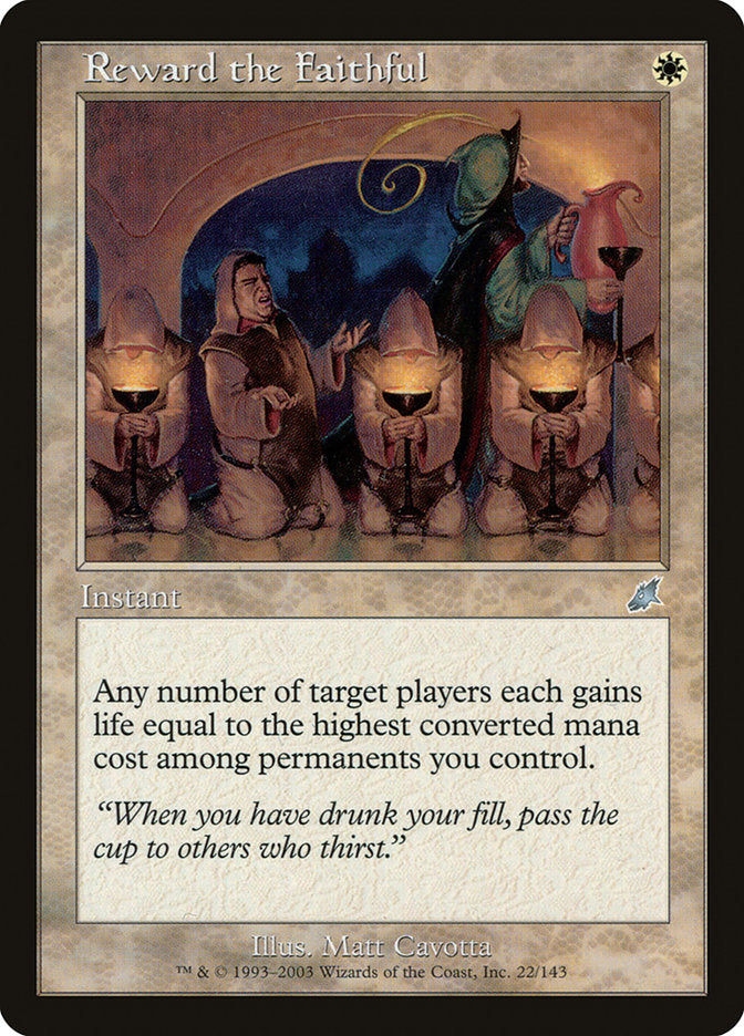 Reward the Faithful 22/143 (Scourge)  - Foil | Good Games Morley