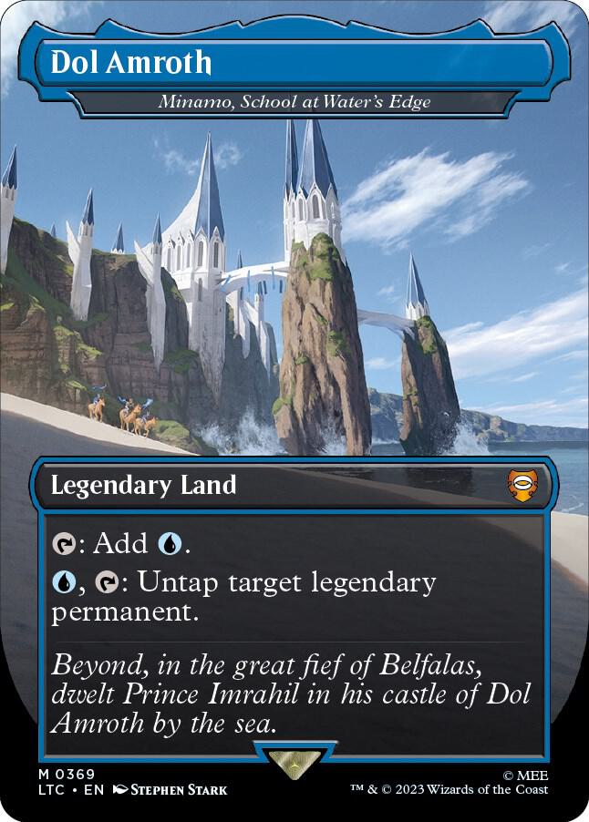 Dol Amroth - Minamo, School at Waters Edge 369 (Commander: The Lord of the Rings: Tales of Middle-earth)  - Borderless Foil | Good Games Morley