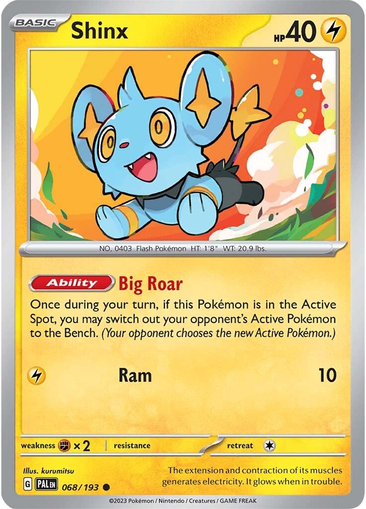 Shinx (068/193) [Scarlet & Violet: Paldea Evolved] | Good Games Morley