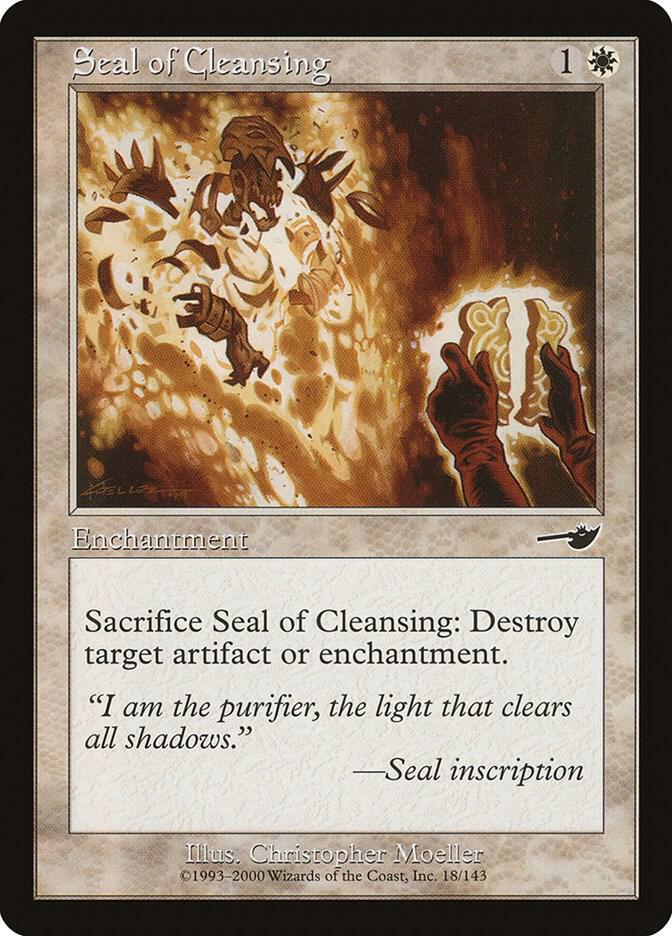 Seal of Cleansing 18/143 (Nemesis)  - Foil | Good Games Morley