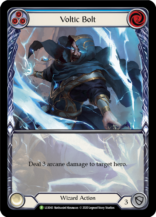 Voltic Bolt (Blue) [LGS043] (Promo)  Rainbow Foil | Good Games Morley