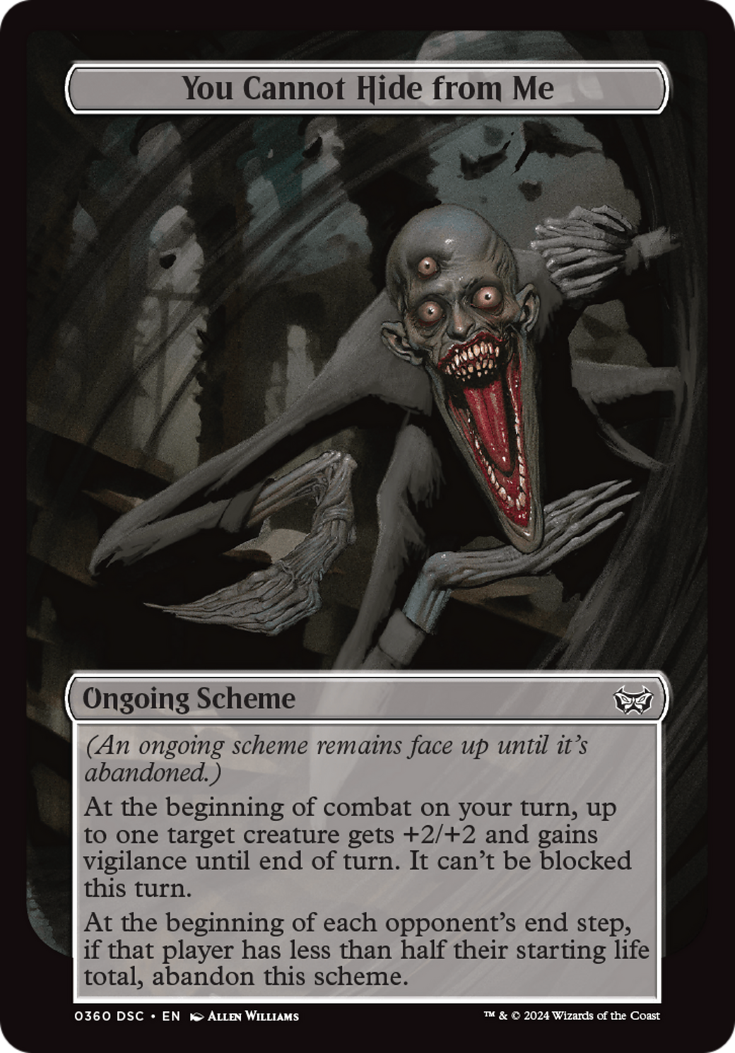 You Cannot Hide from Me (Full Art) [Duskmourn: Archenemy] | Good Games Morley