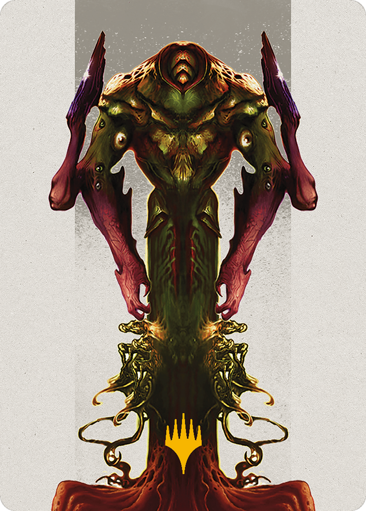 Kozilek, the Broken Reality Art Card (Gold-Stamped Planeswalker Symbol) [Modern Horizons 3 Art Series] | Good Games Morley