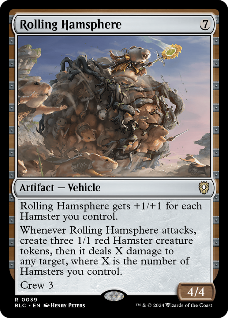 Rolling Hamsphere [Bloomburrow Commander] | Good Games Morley
