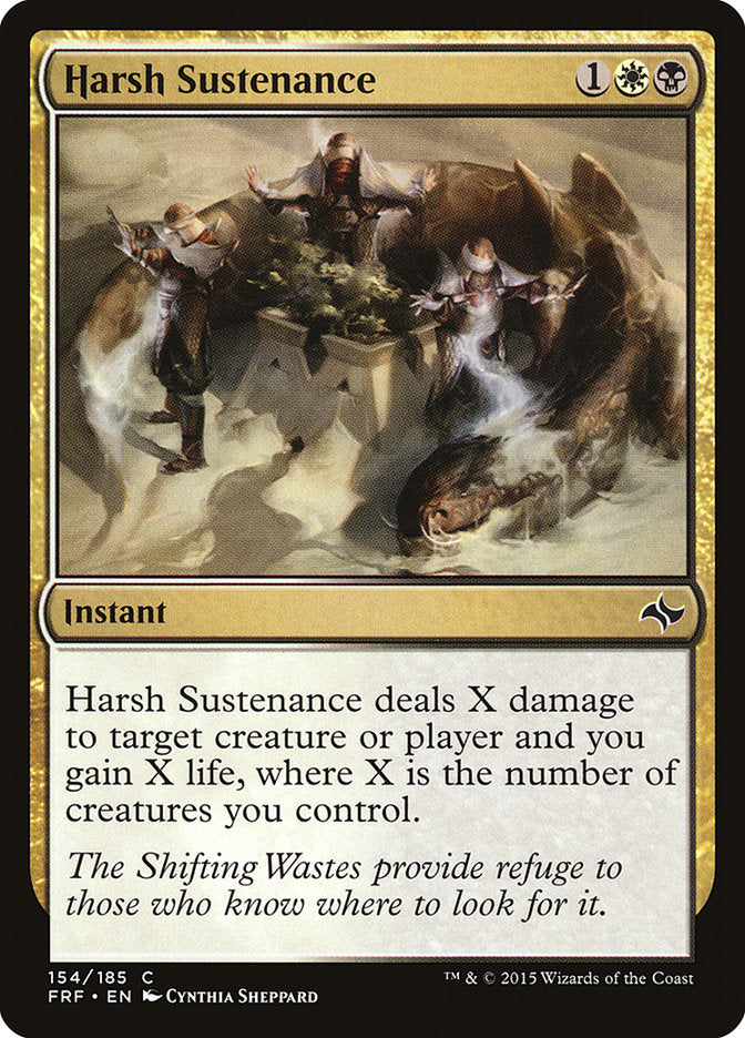 Harsh Sustenance 154/185 (Fate Reforged)  | Good Games Morley