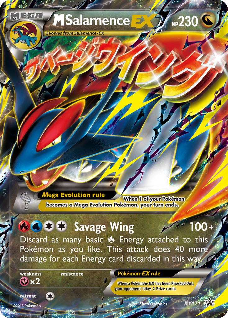 M Salamence EX (XY171) [XY: Black Star Promos] | Good Games Morley