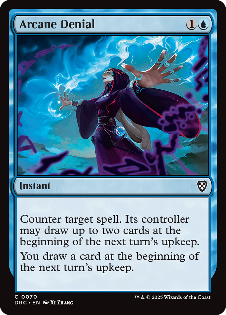 Arcane Denial [Aetherdrift Commander] | Good Games Morley