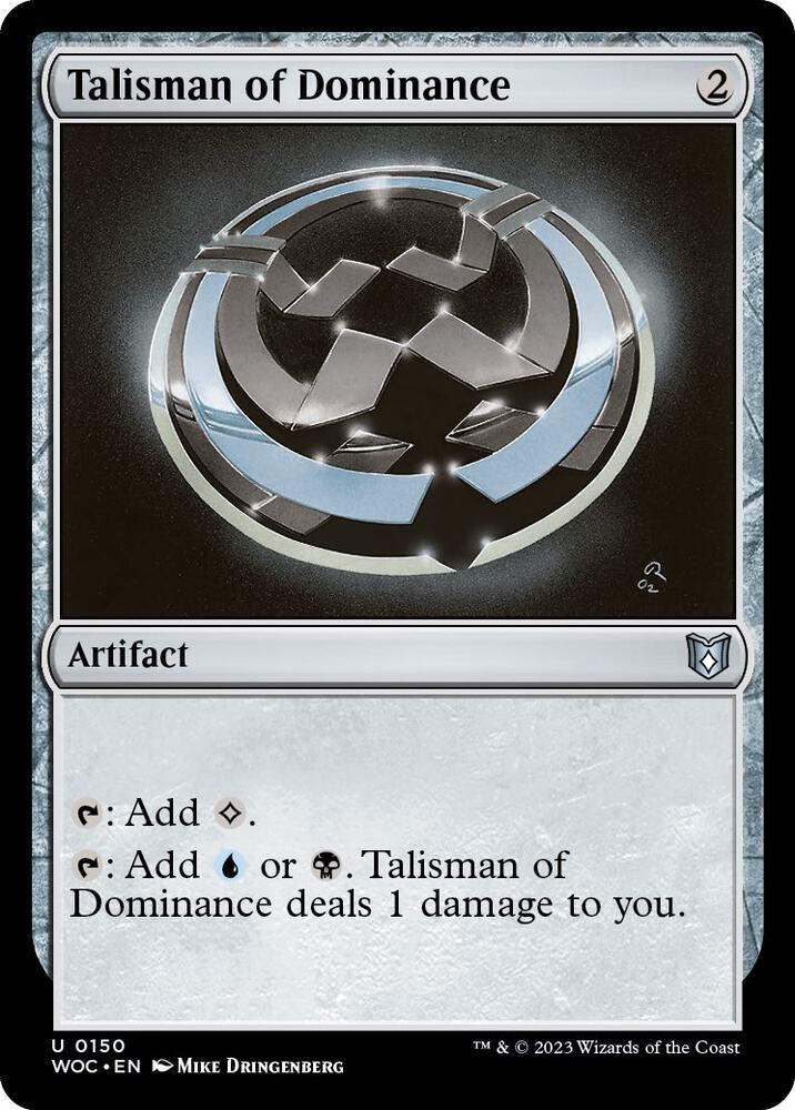 Talisman of Dominance 150/173 (Commander: Wilds of Eldraine)  | Good Games Morley