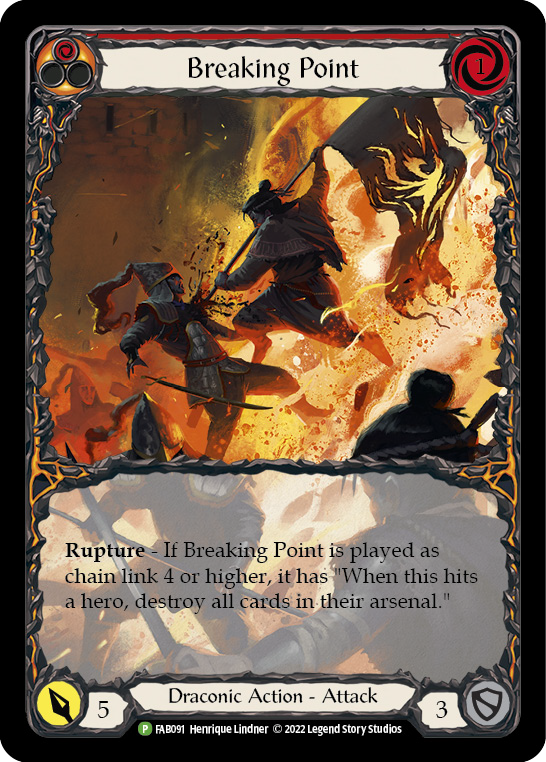 Breaking Point (Extended Art) [FAB091] (Promo)  Rainbow Foil | Good Games Morley