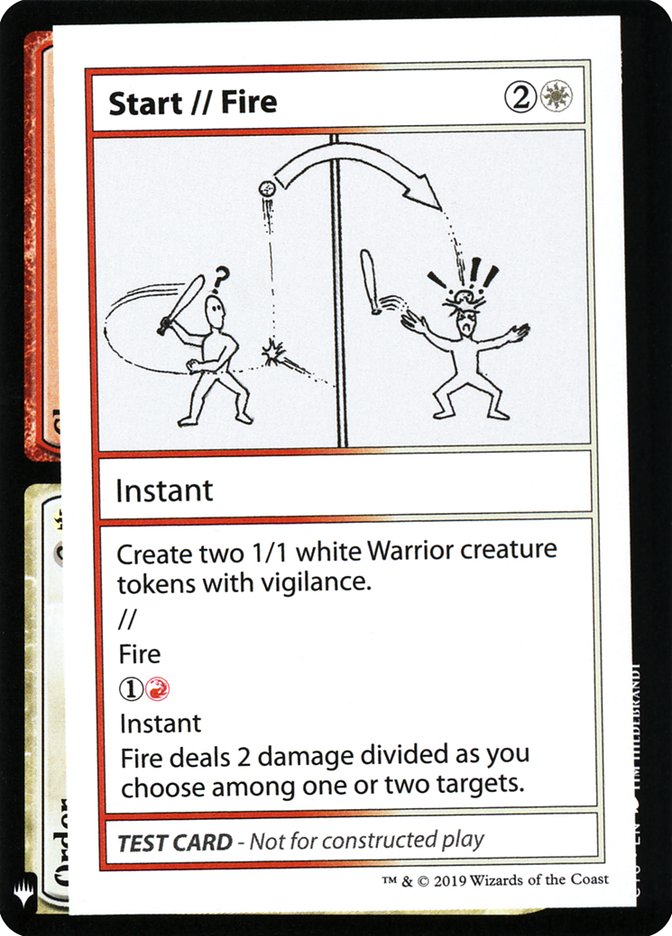 Start // Fire [Mystery Booster Playtest Cards] | Good Games Morley